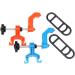 LIZHOUMIL Portable Bicycle Wheel Truing Stand - Adjustable Bike Rims Repair Tool - Lightweight Mini Design in Blue - Buy Online on GoSupps.com