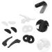 Lurrose Glasses 2 Sets - Anti-Slip Nasal Cushion Holders (Black & White) | Comfort & Support for Optimal Fit - Buy Online on GoSupps.com