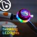 Brightz LED Light Up Bike Bell with Clear Ring Sound - Twinkling Rainbow Color LED Ring Light - Space Pink Bicycle Accessory for Kids and Adults - Buy Online on GoSupps.com