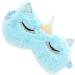 Beaupretty 2pcs Night Eyeshade Soft Plush Eye Mask for Adults & Kids | Funny Animal Eye Covers in Sky Blue - Buy Online on GoSupps.com