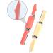 Housoutil Double-Headed Eyebrow Brush Set for Women - 2 Sets Red Eyebrow Makeup Tool - Buy Online on GoSupps.com