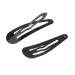 50 Pack Black Hair Snap Clips - Perfect for DIY Jewelry & Craft Projects | International Shipping - Buy Online on GoSupps.com