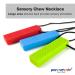 Panny & Mody 6-Pack Chewing Chain Set | Silicone Pencil Attachments for Autism & ADHD | Chewable Jewelry & Sensory Oral Motor Aids - Buy Online on GoSupps.com