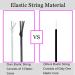Elastic String for Bracelets 1mm - 2 Rolls Black+White - Stretchy Cord for Jewelry Making and Beading - Buy Online on GoSupps.com