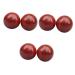 TOVINANNA 6 Stk Chinese medicine balls Hand exercise Round portable devices cm massage ball Stressball mahogany balls Vietnam Handball Miss Bambus Red
