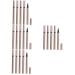 WOFASHPURET 20 Pcs Eyeliner Empty Pipe Empty Mascara Tube Delineador De Ojos El Lids Balm Bottles Golden Plastic 1 count (Pack of 1) Goldenx4pcs