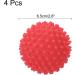 uxcell 4pcs Reusable Laundry Dryer Balls - Reduce Wrinkles & Static Energy-Saving Vinyl Fabric Softener Rose Red - Buy Online on GoSupps.com