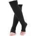 Compression Zipper Socks for Varicose Veins & Edema Relief - Sports Calf & Knee Support (XXL-Black) - Buy Online on GoSupps.com