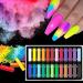 24 Soft Pastel Colored Chalks Acrylic Powder Liquid Set with Dry Flowers Acrylic Nail Starter Kit 150ml Acrylic Liquid Nail Brush & Cup for DIY Colorful Acrylic Nail Powder All in One Kit - Buy Online on GoSupps.com