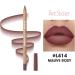 Coffret de 6 crayons l vres - Crayon contour des l vres mat nude rouge l vres waterproof longue tenue crayon contour des l vres anti-bavures (# 03) - Buy Online on GoSupps.com