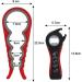 CODIRATO 3 Packs Jar Opener Rubber Bottle Opener with Silicone Jar Gripper Lid Opener for Kitchen Low Hand Arthritis Elderly Women - Buy Online on GoSupps.com