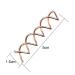 20 Pieces Spiral Bobby Pins for Bridal Bun | Rose Gold Spiral Hair Clips for Women and Girls - Buy Online on GoSupps.com