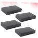 Beavorty 4pcs Box Eyeshadow Cosmetic Mini Magnetic Empty Eye Shadow Pallet Eye Shadow Box Matchbox Mirror 4.5X7.2CM Black 2 - Buy Online on GoSupps.com