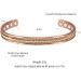 ENERCOPPEX 3500 Gauss Copper Magnet Therapy Bracelet for Arthritis Relief | 99.99% Pure Copper | Carpal Tunnel Syndrome Support (6.7 inches) - Buy Online on GoSupps.com