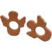 Wendysun 10pcs Cartoon Wood Teether - Natural Animal Wing Shape Baby Teething Toy - Buy Online on GoSupps.com