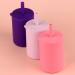 Mintlyfe Toddler Straw Cup 3Pack - 100% Food Grade Silicone Training Cup for Baby - Unbreakable - Boys and Girls Trainer Cup (Classic Purple/Pink/Lilac Purple) - Buy Online on GoSupps.com