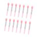 Ipetboom 2 Sets Lip Gloss Brush Makeup Lip Gloss Lip Brush Makeup Use Lipstick Brush Cosmetics Brush Women Makeup Brush Eyeshadow Brush Beauty Products Miss Silica Gel Pink