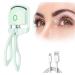 Heated Eyelash Curlers  Rechargeable Electric Eyelash Curlers with 2 Heating Modes  Handheld Portable Quick Pre Heat  Natural Curling Eye Lashes for Long Lasting  Green