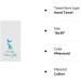 Naanle 3D Mermaid Tail Print Hand Towels - 16 x 30 Inches - Blue White - Ideal for Bathroom, Hotel, Gym, Spa - #Mermaid - Buy Online on GoSupps.com