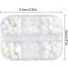 Flower Nail Art Glitters DIY 3D White Floral Nail Stud Sequins for Salon Gift Flower Nail Glitters - Buy Online on GoSupps.com