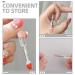 Buy Healvian 9 Pcs Silicone Lip Brushes Reusable Lipstick & Eyeshadow Applicators with Transparent Handles | International Shipping Available - Buy Online on GoSupps.com