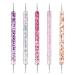 5Pcs Double-Headed Nail Art Dotting Pen Nail Art Tool Nail Art Design Accessories Nail Art Supply Acrylic Handle