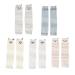 Baby Leg Warmers Mesh: 5 Pairs Stretchy Breathable Cotton Toddler Leg Sleeves Footless Knee Socks Leggings Kneepad