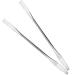 2Pcs Stainless Steel Cosmetic Mixing Makeup Spatula Nail Art Palette Stick Stirring Rod Mixer Artist Tool for Beauty Salon Color Cream Mixing Professional and Personal Use  Silver