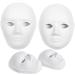 CALPALMY 30 Pack 2 Sizes Paper Mache Masks - Create Artistic Craft Projects from Wall Decorations to Theater and Halloween Costumes Party Masquerade Parties and Classroom Art