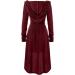 Renaissance Women's Lace-Up Hooded Robe Dress - Vintage High-Low Cloak [Color 05, Size Small] - Buy Online on GoSupps.com