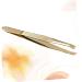 Beaupretty Eyelashes Extension Clip Tweezers Facial Hair Slant tip tweezer Eyebrow Remover Tools Curved Precision fine Pointed tweezer Slant Eyebrow Eyebrow Clip Eyelash Miss Eyebrow Tools medium Golden - Buy Online on GoSupps.com
