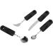 Weighted Silverware Diet Aggravated Adaptive Utensil with Dishware Knife for Set Spoons - Buy Online on GoSupps.com