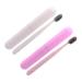 Frcolor 2 Partly toothbrush set gum care toothbrush tooth cleaning tool ultra toothbrush toothbrush with long grip 1 piece (1 -pack) sorted color