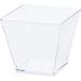 Dessert Cups Clear Square Plastic Mini Cube 2oz Shot Glass Pack of 40 - Perfect for Parties and Events - Buy Online on GoSupps.com