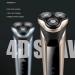 Premium Men's Electric Head Shaver - LED Display Washable USB Fast Charging - Portable Gold Shaver for Home & Travel - Buy Online on GoSupps.com