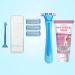 Silky Smooth Women's Razors - 5-Blade Shaver Set for Pain-Free Bikini Body & Legs - Travel-Friendly with Shaving Cream - Buy Online on GoSupps.com