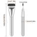 Foundation Makeup Brush Ultra Thin Foundation Brush Premium Brush Hair Flat Light Concealer Brush for Creamy Powdery or Liquid Foundation (Size : 2pc Pinsel+Puderquaste) - Buy Online on GoSupps.com