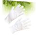 NIYANGLE 12 Pairs Work Industrial Moisturizing Hand Spa Moisturizing Inspection Glove Hair Coloring Cotton Lab Glove White M:22X9cm White - Buy Online on GoSupps.com