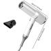 harayaa High Speed Hair Dryer Hair Styling Tool with Nozzle Hair Tool for Hotel Women Curly Hair Dorm White 1 Nozzle - Buy Online on GoSupps.com