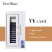 DeceMars YY Shape Black Brown Eyelashes Extensions C/D Curl | 8mm Black-D-0.07 - Buy Online on GoSupps.com