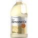 Sweet Almond Oil 64 fl oz | Moisturizing Oil for Hair and Skin | Bulk Size Carrier Oil | Vegan, Non-GMO | By Horbaach