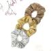 4 Pack Gold Marble Metallic Hair Scrunchies - Festival Christmas Hair Ties for Girls - Buy Online on GoSupps.com