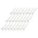 200 Pinceaux Vernis Ongles Longs Ronds Poils Doux Outil de Manucure Professionnel Pinceaux de Rechange pour Vernis Gel et Huile Usage Personnel et Professionnel