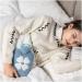 Hot Water Bottle with Cover 500ML Small Wearable Mini Great Gift for Women Seniors & Children (Blue) - Buy Online on GoSupps.com