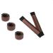 Aisonbo Hair Bun Maker Size 5.9 inch Magic Bun Shaper Donut Hair Styling for Kids Curler Roller Dish Headbands 3 Pack Dark Brown