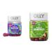 OLLY Constipation Relief 30ct Energy Gummy 60ct - Rhubarb Prunes Amla Berry B12 CoQ10 Goji Tropical