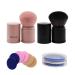 Precision Blush Brushes Kabuki Face Brush Powder Brush Air Cushion Powder Puff for Liquid Foundation Cream Powder Concealer (Pink)