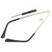 Alipis 1 pair of glasses accessories hearing protection plug 3-in-1 screwdriver glasses pads Protective glasses holder glass replacement bars spare parts for glasses metal suite single tooth