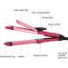 Buy 2-in-1 Ceramic Hair Straightener & Curler - Fast Heating Hair Styling Tools for All Hair Types (Red) - International Shipping Available - Buy Online on GoSupps.com