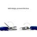 Habadeer 4 Pack Handmade Braided Pacifier Clips for Boys and Girls - Universal Fit for All Pacifiers - Buy Online on GoSupps.com